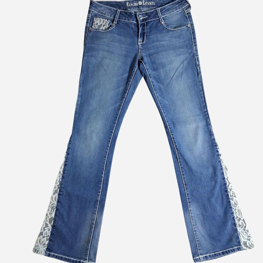 Unbranded Women's Blue and White Jeans